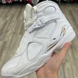 Preowned Jordan 8 Retro OVO White