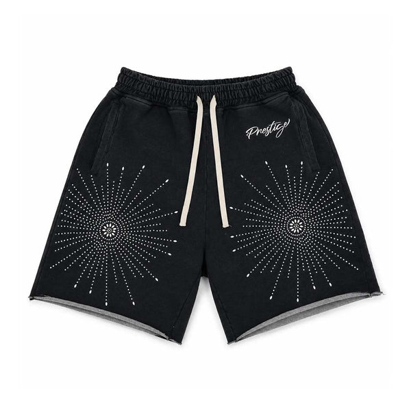 Prestige Black Star Rhinestone Shorts