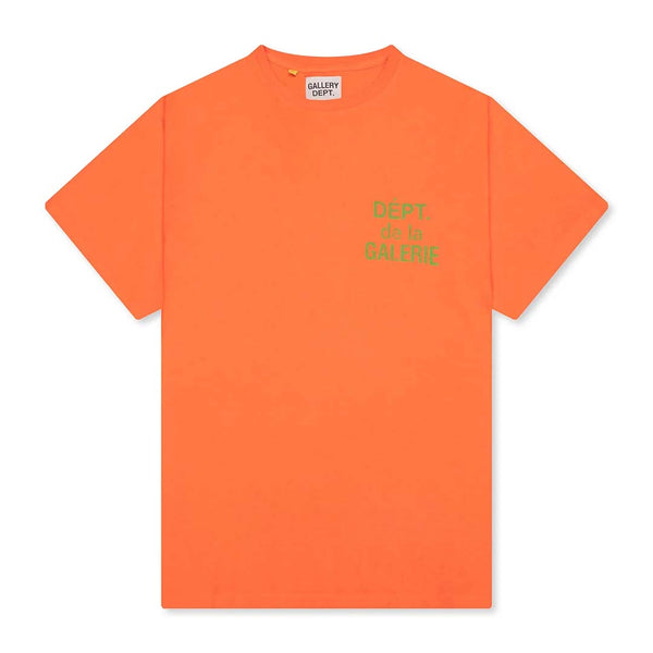 Gallery Dept. Souvenir French Logo Tee Orange Green