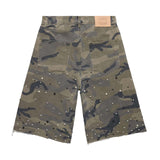 Homme Femme Gemstone Shadow Camo Denim Shorts