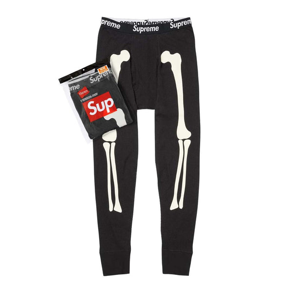 Supreme Hanes Bones Thermal Pant (1 Pack) Black