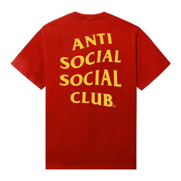 Anti Social Social Club Mind Games Fiery Red Tee