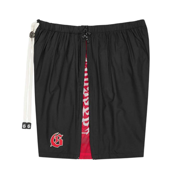 Godspeed Regatta Side Zip Shorts Black Red