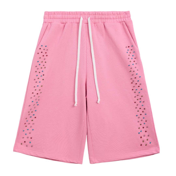 Cactus Valley Crystal Cactus Sweat Shorts Pink