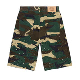 Homme Femme Gemstone Camo Denim Shorts