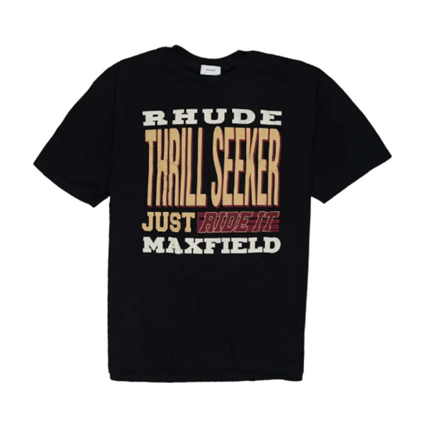 Rhude Thrill Seeker Black Tee