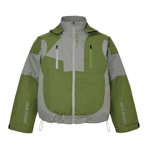 Vale Forever Touch Grass Zip Up Jacket Green Grey