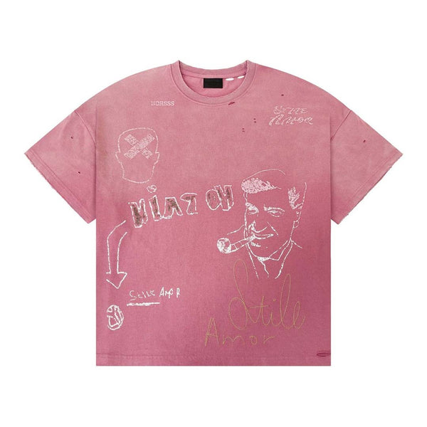 Stile de Amor Napoletano Tee Faded Pink