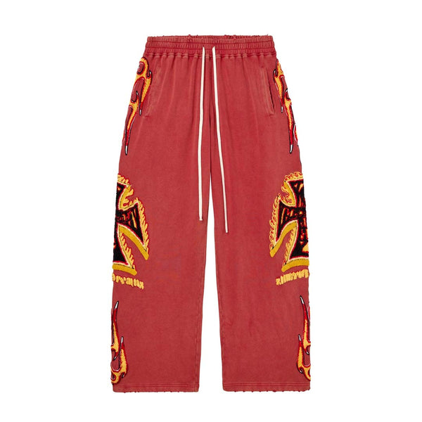 Vale Forever LA Flare Sweatpants Red