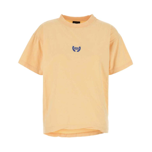 Balenciaga Laurel Classic Tee Pale Yellow
