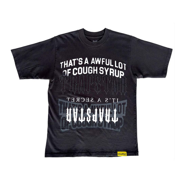 Awful Lot of Cough Syrup Trapstar Tee Black