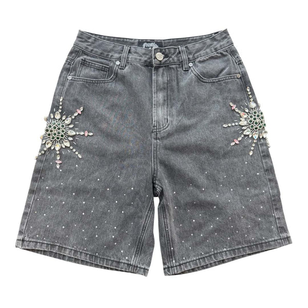 Prestige Emerald Jean Shorts Faded Black