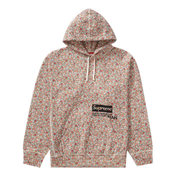 Supreme JUNYA WATANABE CDG MAN Hooded Sweatshirt Pink Flowers