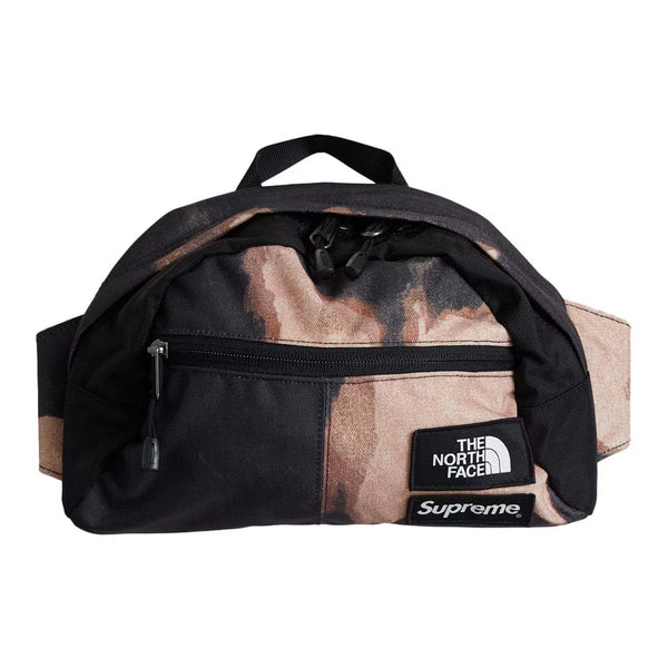 Supreme The North Face Bleached Denim Print Roo II Black