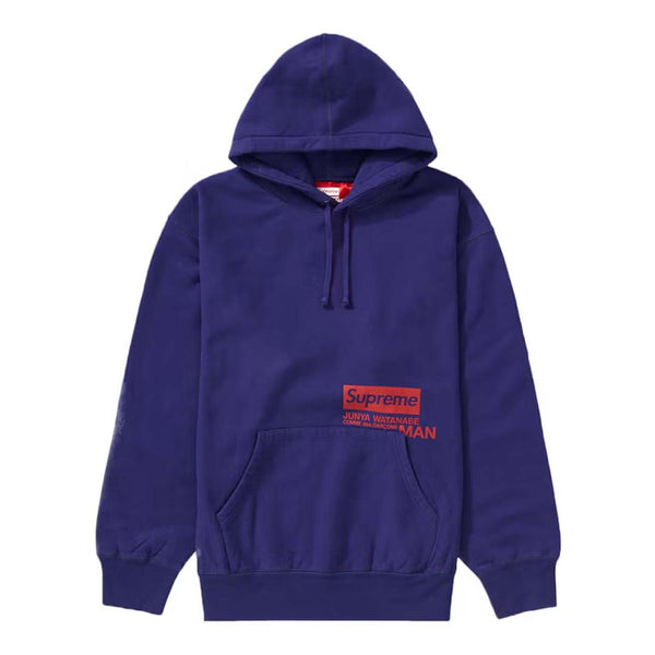Supreme JUNYA WATANABE CDG MAN Hooded Sweatshirt Royal
