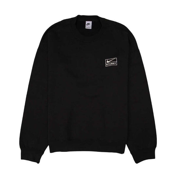Stussy x Nike Fleece Crewneck Black
