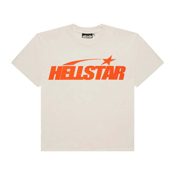 Hellstar Classic Tee (Gel Print) 'White/Orange'