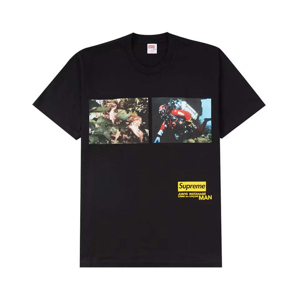 Supreme JUNYA WATANABE CDG MAN Nature Tee Black