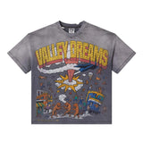 Vale Forever Faded Chaos Bling Tee Grey