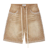 Vale Forever Sand Storm Jorts 'Tan'