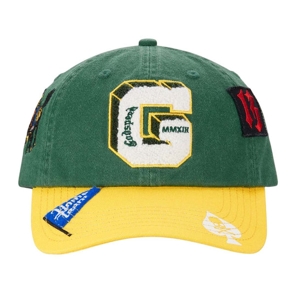 Godspeed Rugby Home Team Dad Hat Green Yellow