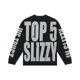 Godspeed Top 5 Slizzy Long Sleeve Black Tee