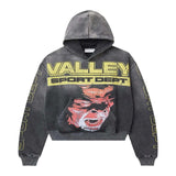 Vale Forever Hellboy Pullover Hoodie Faded Black