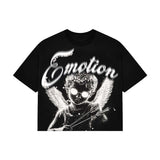 Mixed Emotions Black Pearl Cropped Tee