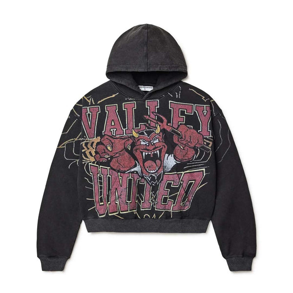 Vale Forever Mascot Pullover Hoodie Faded Black