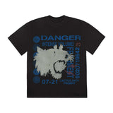 Travis Scott Danger Tee Black