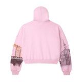 Vale Forever NYC Zip Up Hoodie Pink