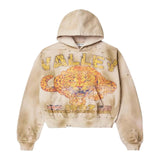 Vale Forever Cheetah Pullover Hoodie Cream