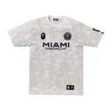 BAPE x Inter Miami CF Camo Tee White