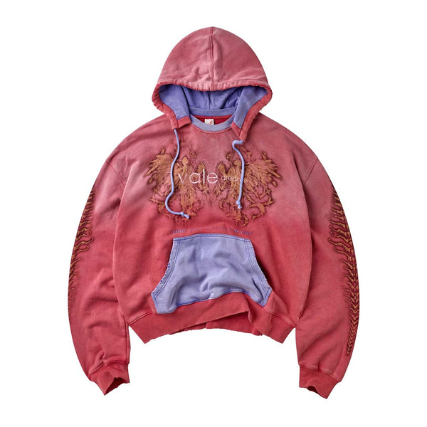 Vale Forever Red Sun Hoodie Faded Red Blue