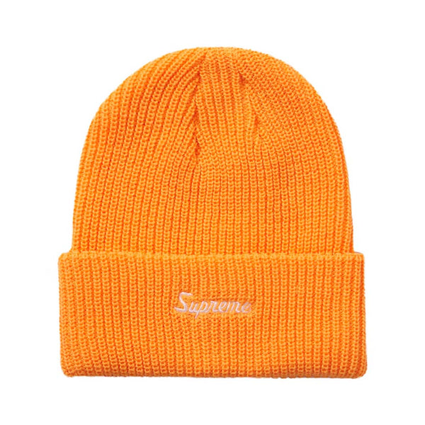 Supreme Loose Gauge Beanie Light Neon Orange