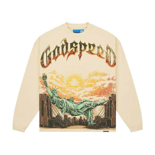 Godspeed Burnt Bridges II NG Long Sleeve Tee Bone