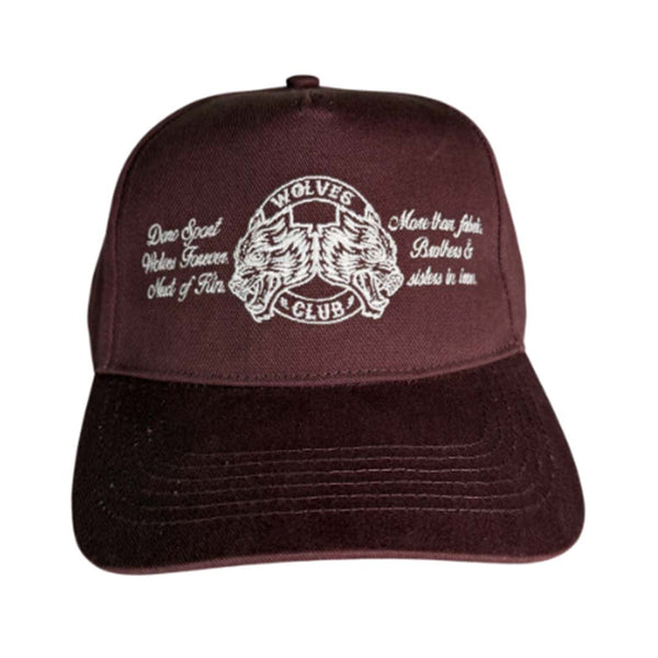 Darcsport Wolves Scripture 5 Panel Hat Purple Dusk