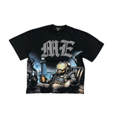 Mixed Emotions Astronaut Rhinestone Black Tee