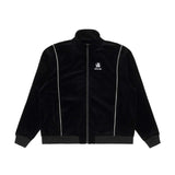 Sinclair Velour Piping Jacket Black