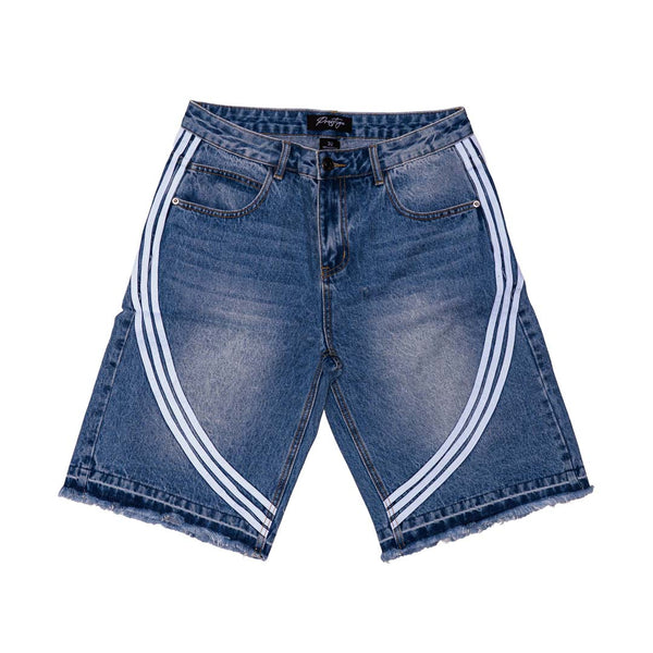 Prestige Taped Jean Shorts Light Blue