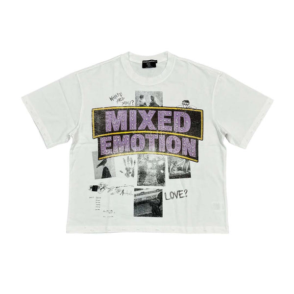 Mixed Emotions Lost Identity Tee White