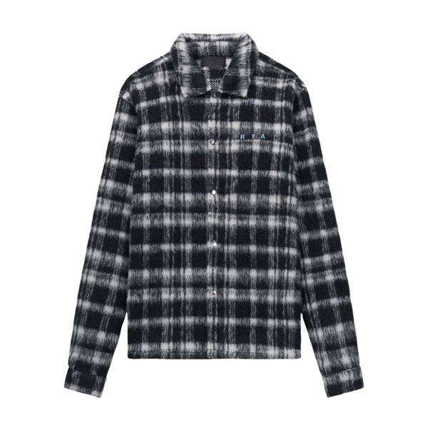 RtA Parlan Black Pixel Cross Shacket