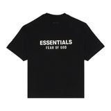 Fear of God Essentials Jersey Crewneck Tee Black White
