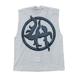 Lost Hills Flames Sleeveless Tee White