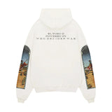 Who Decides War x EST Gee Stained Glass Hoodie White