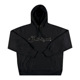 Supreme Arabic Logo Hoodie Black/Black