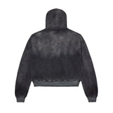 Vale Forever Vendetta Distressed Zip Up Hoodie