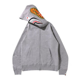 BAPE Shark Full Zip Hoodie 'Grey'