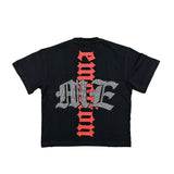 Mixed Emotions Octopus Rhinestone Black Tee