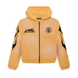 Hellstar Sports Zip-Up Sweatshirt Yellow